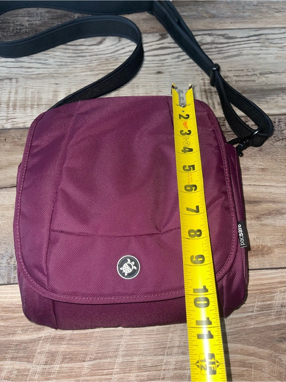 PacSafe Travel Security Metrosafe 200 Anti Theft Gear Crossbody Bag Purple PB008